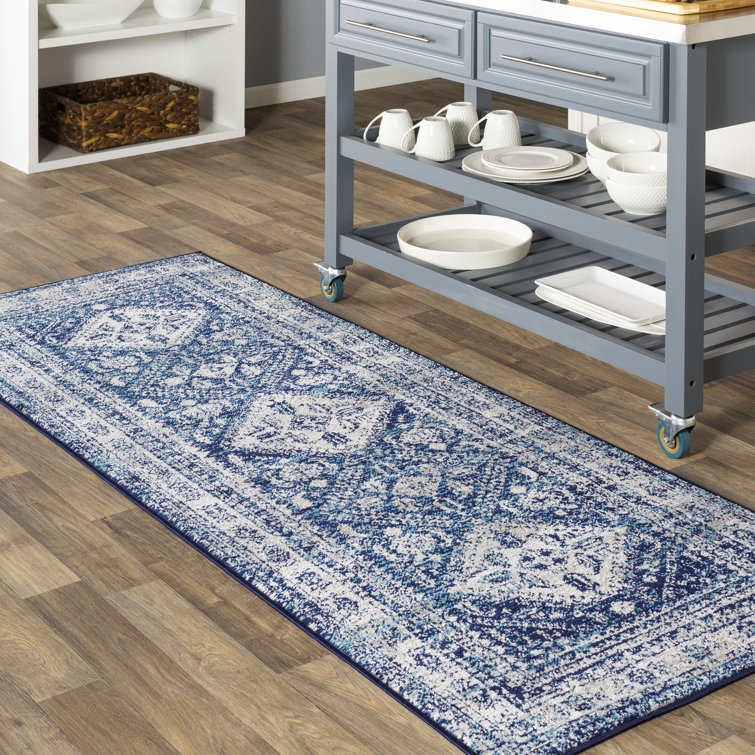 Langley Street Fitz Oriental Navy Area Rug & Reviews Wayfair